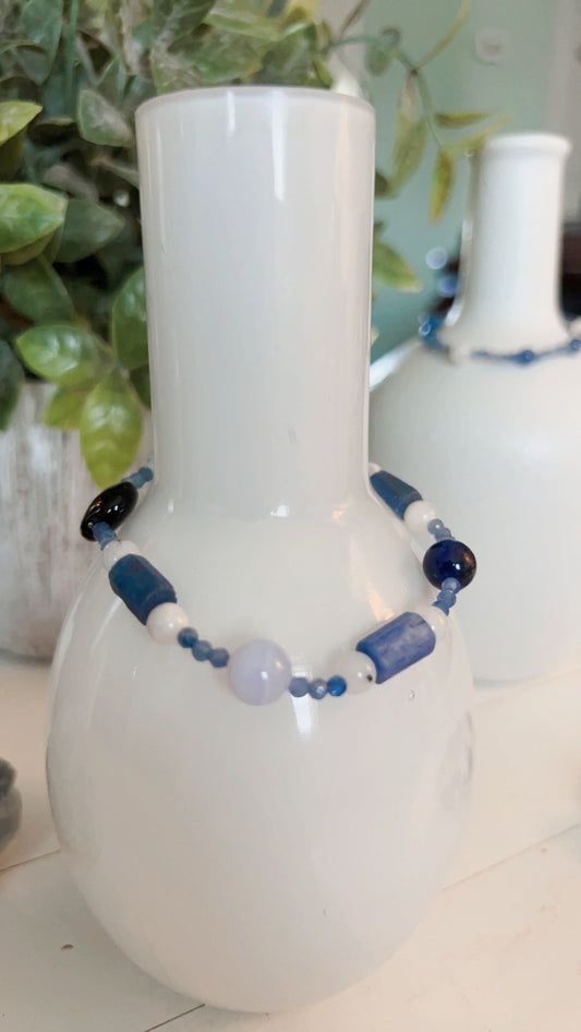 Kyanite & Blue Lace Bracelet