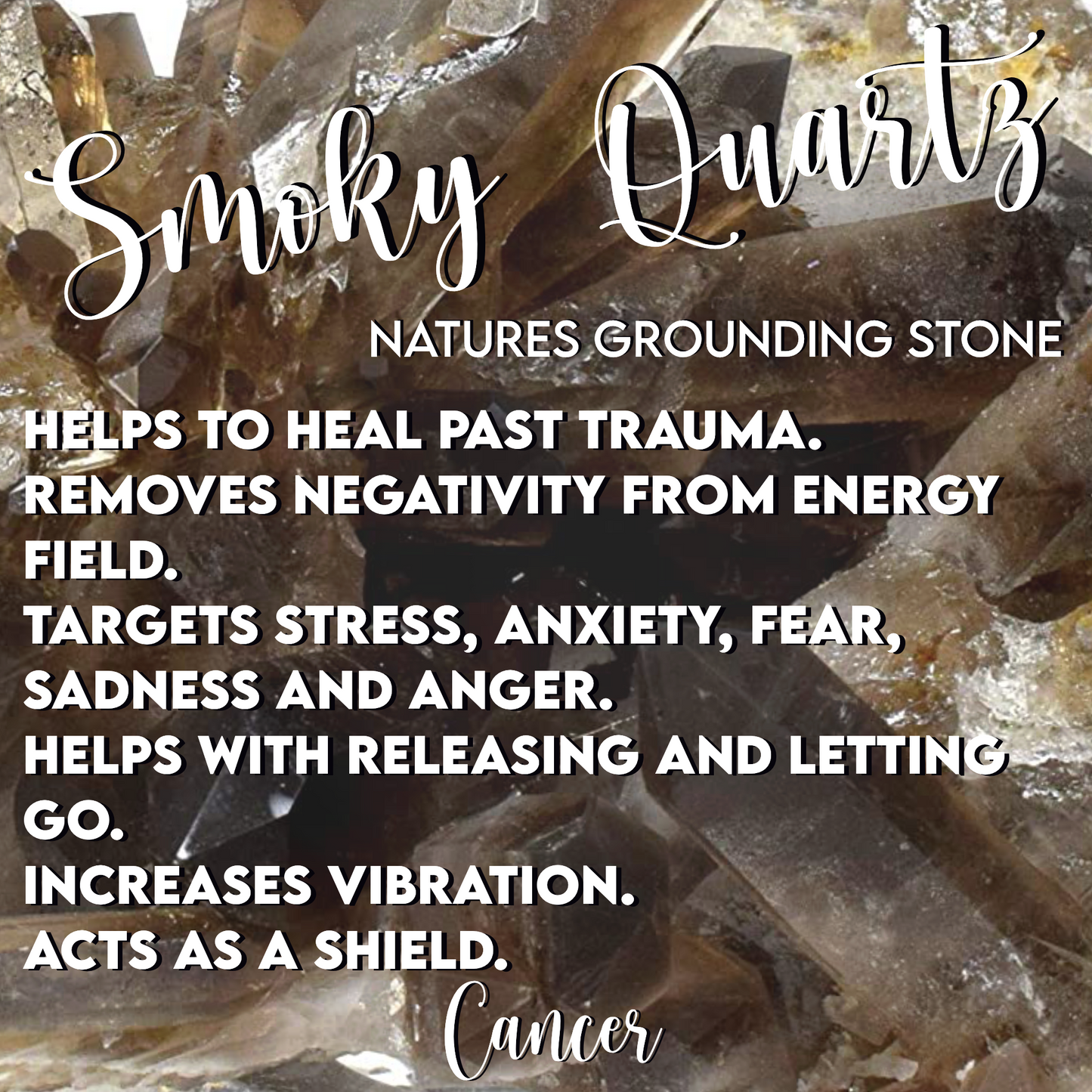 Smoky Quartz Tumbles- Natures Grounding Stone